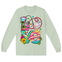 Matcha love summer nurse Long Sleeve Tee - texasbilliewilder