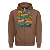 Chestnut she was a wild flower in love with the sunshine Zipper Hoodie - HRA Design Shop