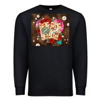 Black playing cards and pearls Premium Sweatshirt - AdoDesignShop