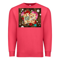 Cardinal playing cards and pearls Premium Sweatshirt - AdoDesignShop