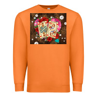 Carrot playing cards and pearls Premium Sweatshirt - AdoDesignShop