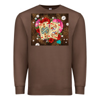 Chestnut playing cards and pearls Premium Sweatshirt - AdoDesignShop