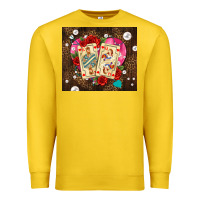 Lemon playing cards and pearls Premium Sweatshirt - AdoDesignShop