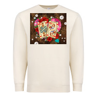 Sandshell playing cards and pearls Premium Sweatshirt - AdoDesignShop