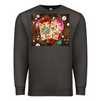 Smoke playing cards and pearls Premium Sweatshirt - AdoDesignShop