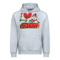 Heather Grey i love being a nanny Urban Hoodie - MaliasSmallBusiness