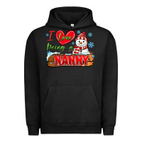 Pigment Black i love being a nanny Urban Hoodie - MaliasSmallBusiness
