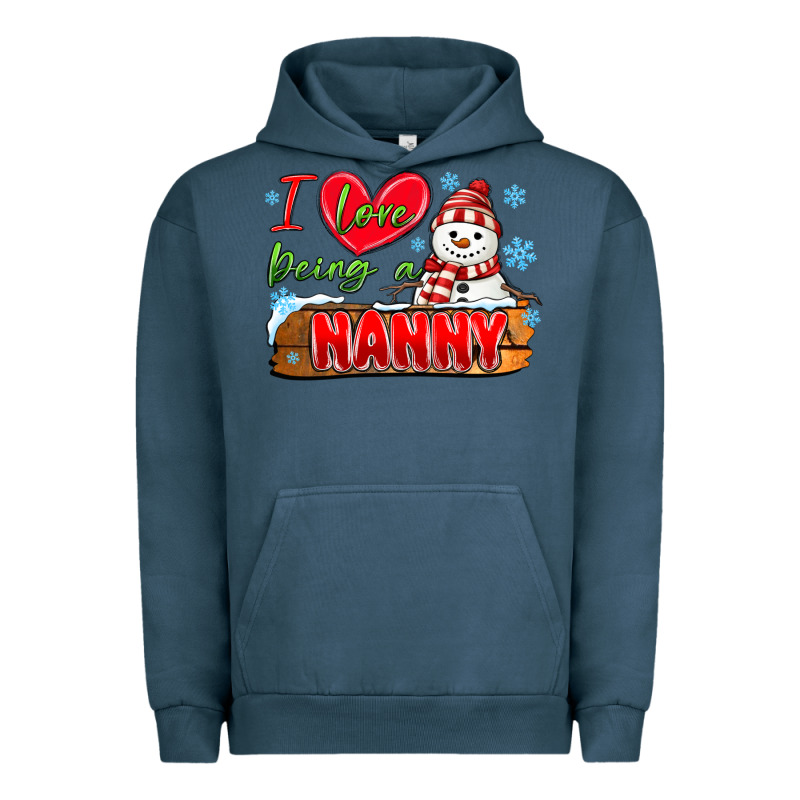 I Love Being A Nanny Urban Hoodie by MaliasSmallBusiness | Teevron