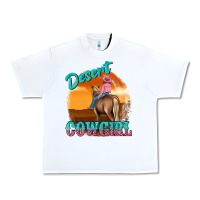 White desert cowgirl Urban Heavy Tee - texasbilliewilder
