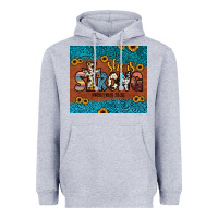 Heather Grey she is strong Heavyweight Hoodie - JahusDesignShop