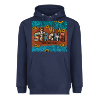 Navy she is strong Heavyweight Hoodie - JahusDesignShop