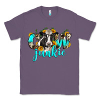 Lavender cow junkie Classic Tee - Zillion Design Studio