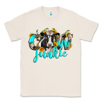 Natural cow junkie Classic Tee - Zillion Design Studio