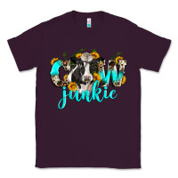 Plum cow junkie Classic Tee - Zillion Design Studio