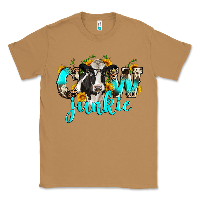Cow Junkie Classic Tee by Zillion Design Studio | Teevron