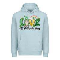 Blue Mist love st. patricks day gnome Premium Hoodie - MaliasSmallBusiness