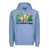 Colony Blue love st. patricks day gnome Premium Hoodie - MaliasSmallBusiness