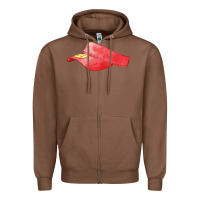 Chestnut red softball visor fa element Zipper Hoodie - FaDigitalArtStudio
