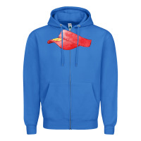 True Royal red softball visor fa element Zipper Hoodie - FaDigitalArtStudio