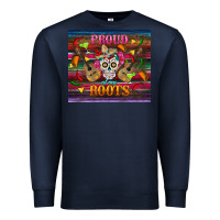 Navy proud of my roots tumbler Premium Sweatshirt - BundleAndBundleShop