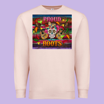 Proud Of My Roots Tumbler Premium Sweatshirt Designed By Bundleandbundleshop
