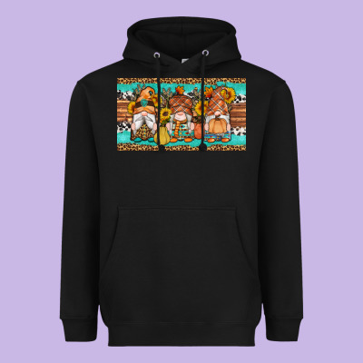 Western Fall Gnomes Sippy Cup Heavyweight Hoodie Designed By Artiststas