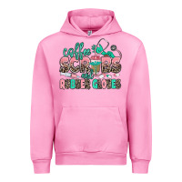 Fuchsia Pink coffee scrubs and rubber gloves Urban Hoodie - MaliasSmallBusiness