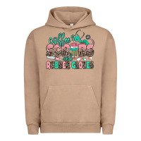 Pigment Burro coffee scrubs and rubber gloves Urban Hoodie - MaliasSmallBusiness
