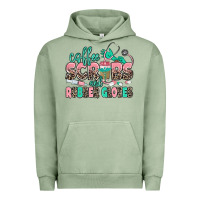 Pigment Oil Green coffee scrubs and rubber gloves Urban Hoodie - MaliasSmallBusiness