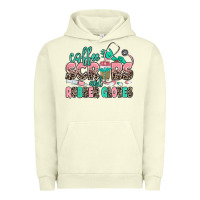 Pigment Pistachio coffee scrubs and rubber gloves Urban Hoodie - MaliasSmallBusiness