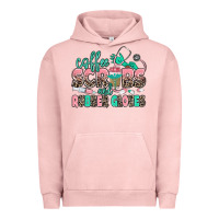 Pigment Salmon coffee scrubs and rubber gloves Urban Hoodie - MaliasSmallBusiness