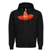 Black red sombrero fa element Zipper Hoodie - FaDigitalArtStudio