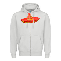 Dove Grey red sombrero fa element Zipper Hoodie - FaDigitalArtStudio
