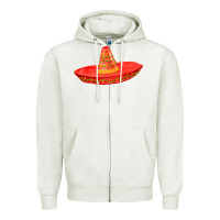 Oatmeal Heather red sombrero fa element Zipper Hoodie - FaDigitalArtStudio