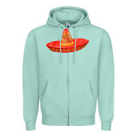 Seafoam red sombrero fa element Zipper Hoodie - FaDigitalArtStudio