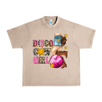 French Oak disco cowgirl Urban Heavy Tee - texasbilliewilder