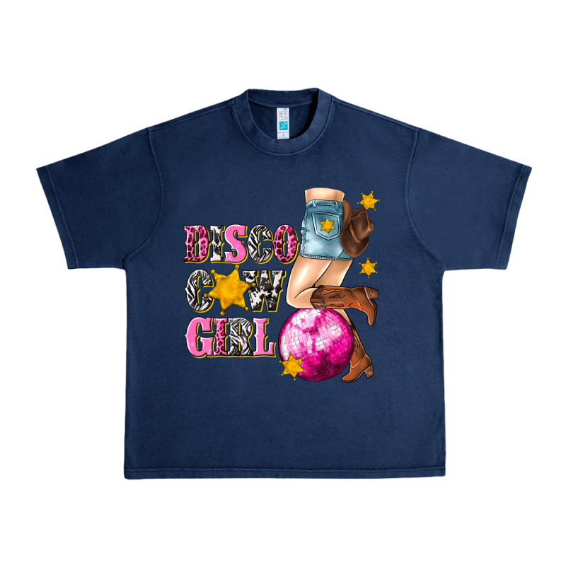Disco Cowgirl Urban Heavy Tee by texasbilliewilder | Teevron