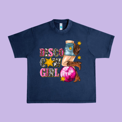 Urban Heavy Tee disco cowgirl