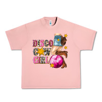Salmon disco cowgirl Urban Heavy Tee - texasbilliewilder