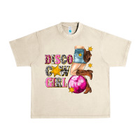 Sandshell disco cowgirl Urban Heavy Tee - texasbilliewilder