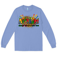 Colony Blue autism accept understand love Long Sleeve Tee - Zillion Design Studio