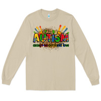 Mushroom autism accept understand love Long Sleeve Tee - Zillion Design Studio
