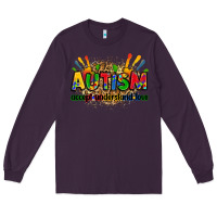 Plum autism accept understand love Long Sleeve Tee - Zillion Design Studio