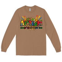 Autism Accept Understand Love Long Sleeve Tee | Teevron