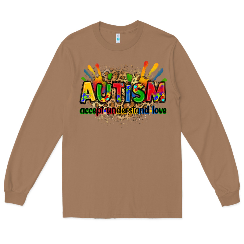 Autism Accept Understand Love Long Sleeve Tee by Zillion Design Studio | Teevron