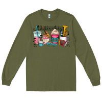 Army Green music teacher Long Sleeve Tee - AdoDesignShop