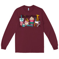Burgundy music teacher Long Sleeve Tee - AdoDesignShop