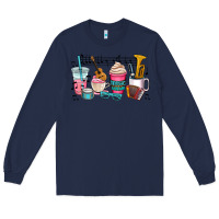 Navy music teacher Long Sleeve Tee - AdoDesignShop