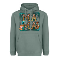 Sage american football mama Heavyweight Hoodie - Jasminsmagicworld