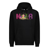 Black nola cake mardi gras Premium Hoodie - MaliasSmallBusiness